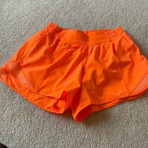 Lululemon shorts in orange size 6